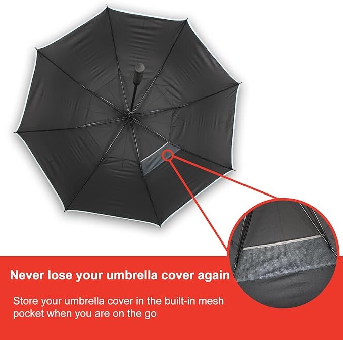 Ergonauts skėtis, 157cm, juodas kaina ir informacija | Moteriški skėčiai | pigu.lt