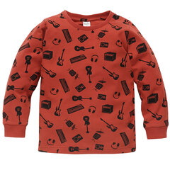 Megztinis berniukams Pinokio, raudonas kaina ir informacija | Megztiniai, bluzonai, švarkai berniukams | pigu.lt