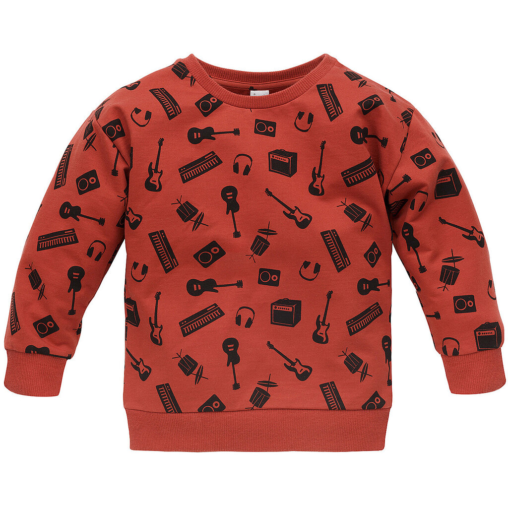 Megztinis berniukams Pinokio, raudonas kaina ir informacija | Megztiniai, bluzonai, švarkai kūdikiams | pigu.lt
