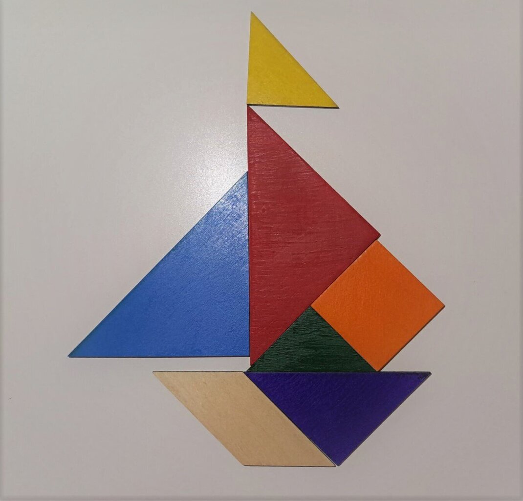 Dėlionė Tangram, 7 d. kaina ir informacija | Dėlionės (puzzle) | pigu.lt