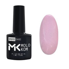 Gelinis nagų lakas Molokom Chic 008, 7,5 ml kaina ir informacija | Nagų lakai, stiprintojai | pigu.lt