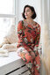 Pižama moterims Vanilla 4106, oranžinė цена и информация | Naktiniai, pižamos moterims | pigu.lt