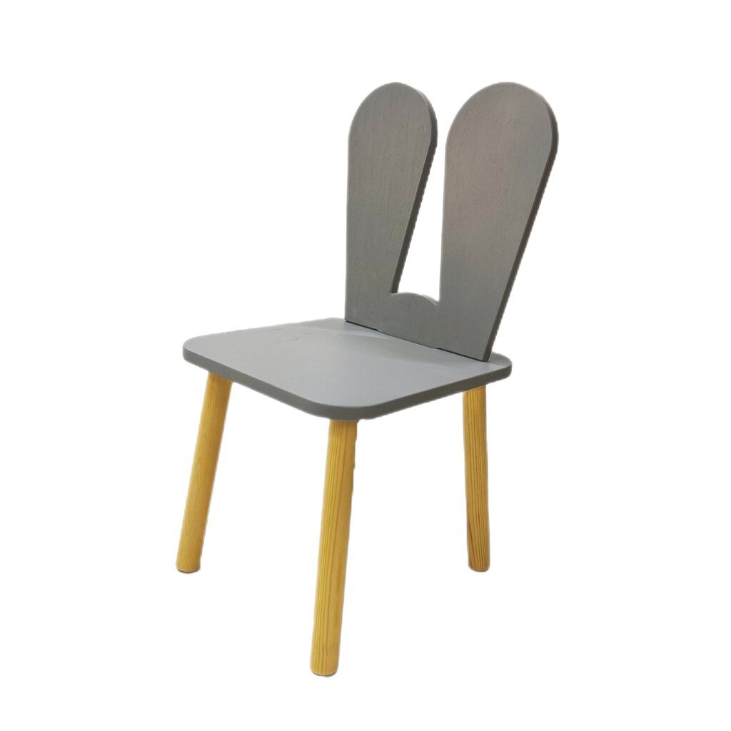 Vaikiškas staliukas su kėdutėmis Montepi, rudas/pilkas цена и информация | Vaikiškos kėdutės ir staliukai | pigu.lt