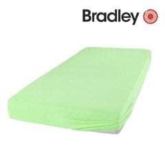Bradley Paklodė su guma, 120 x 200 cm, šviesiai žalia, 2 vnt kaina ir informacija | Paklodės | pigu.lt