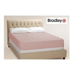 Bradley Простыня на резинке, 90 x 200 см, старый розовый, 2 шт цена и информация | Простыни | pigu.lt