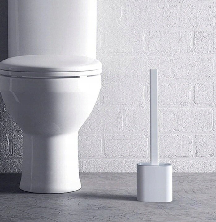 Silikoninis tualetų šepetėlis kaina ir informacija | Vonios kambario aksesuarai | pigu.lt