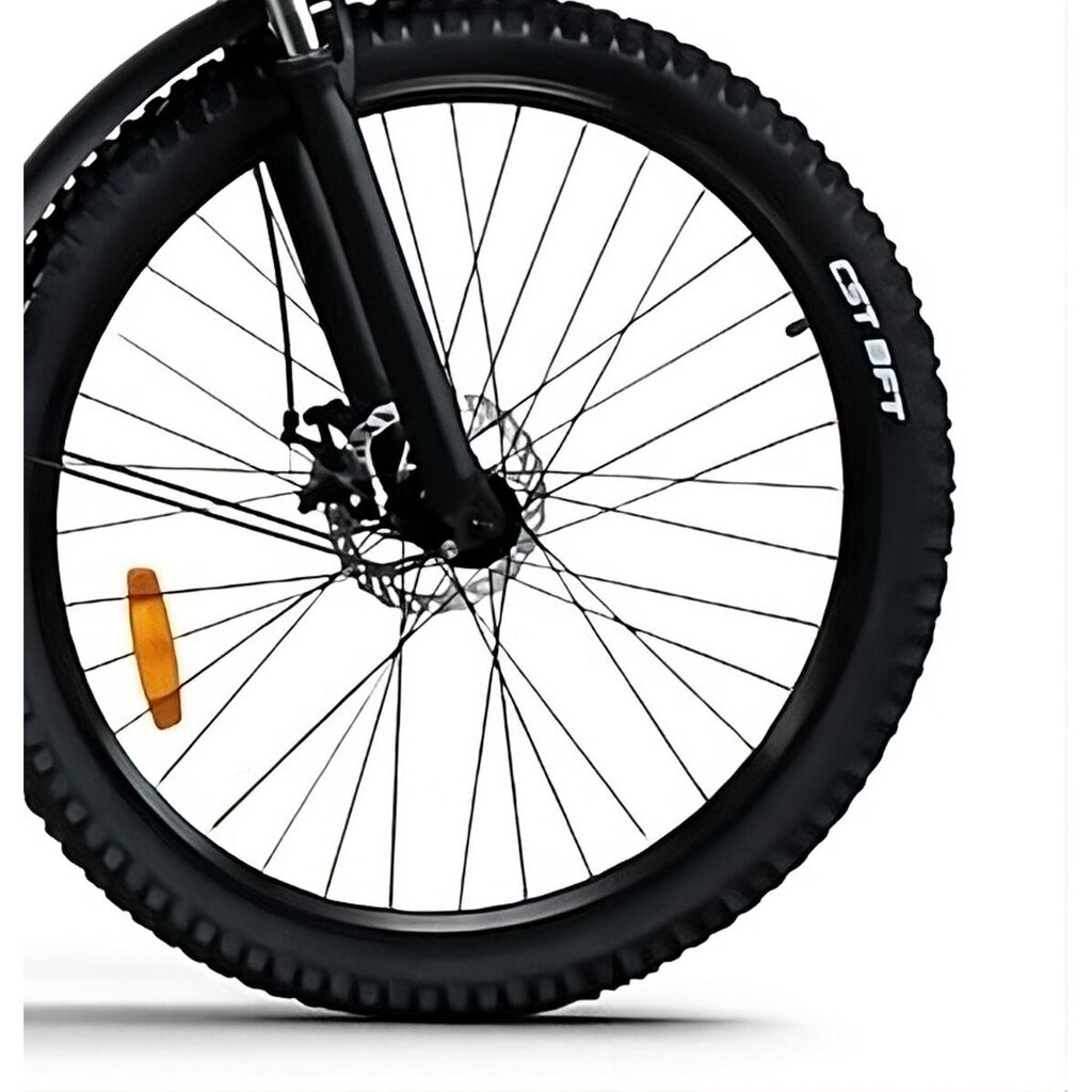 Elektrinis dviratis RKS 27.5 6A 27.5", pilkas kaina ir informacija | Elektriniai dviračiai | pigu.lt