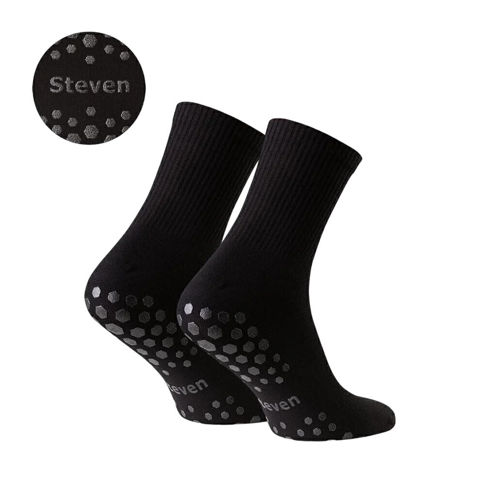 Kojinės vyrams Steven 528800, juodos цена и информация | Vyriškos kojinės | pigu.lt