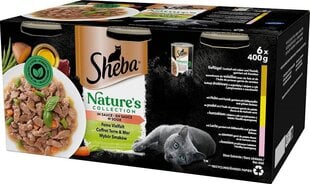 Sheba konservuoto maisto katėms rinkinys, 6x400g kaina ir informacija | Konservai katėms | pigu.lt