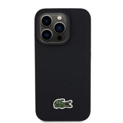 Lacoste Iconic Petit Pique Woven Logo MagSafe Case for iPhone 15 Pro Max Black цена и информация | Чехлы для телефонов | pigu.lt