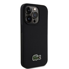 Lacoste Iconic Petit Pique Woven Logo MagSafe Case for iPhone 15 Pro Max Black цена и информация | Чехлы для телефонов | pigu.lt