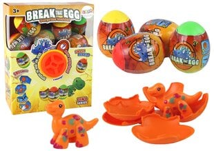 Dinozauras kiaušinyje Lean Toys, 9x6,5 cm, 12 vnt. цена и информация | Игрушки для мальчиков | pigu.lt