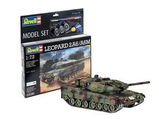 Revell - Leopard 2A6/A6M подарочный набор, 1/72, 63180 цена и информация | Конструкторы и кубики | pigu.lt