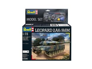 Revell - Leopard 2A6/A6M подарочный набор, 1/72, 63180 цена и информация | Конструкторы и кубики | pigu.lt