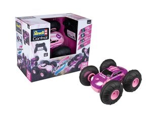 Radijo bangomis valdomas automobilis Revell Stunt Car Flip Racer Pink RC 24670 kaina ir informacija | Žaislai berniukams | pigu.lt