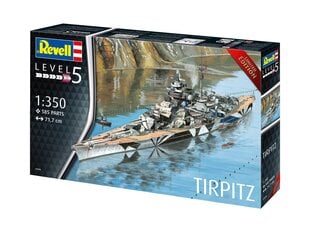 Surenkamas modelis German Battleship Tirpitz Revell, 05096 цена и информация | Конструкторы и кубики | pigu.lt