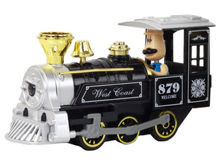 Žaislinis lokomotyvas su šviesos ir garso efektais Lean Toys kaina ir informacija | Žaislai berniukams | pigu.lt
