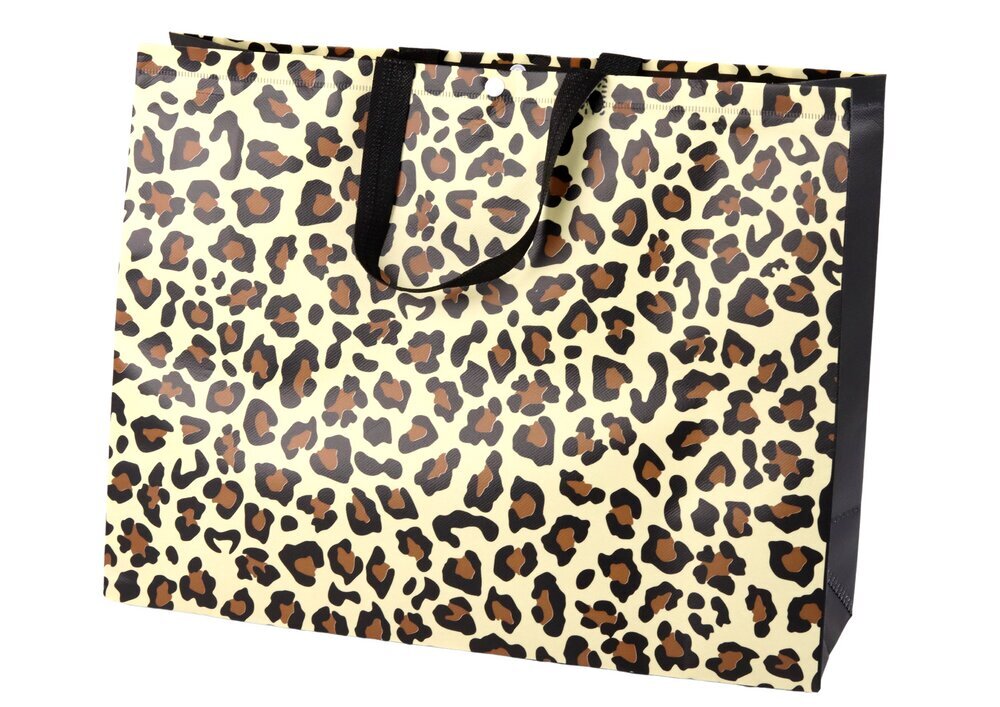 Dovanų maišelis Leopardas, rudas цена и информация | Dovanų pakavimo priemonės | pigu.lt