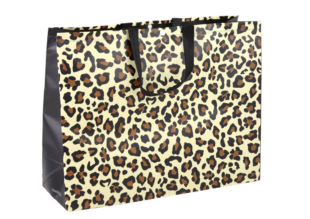 Dovanų maišelis Leopardas, rudas цена и информация | Dovanų pakavimo priemonės | pigu.lt