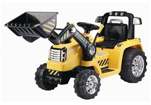 Vaikiškas elektrinis traktorius su krautuvu ZP1005, geltonas kaina ir informacija | Elektromobiliai vaikams | pigu.lt