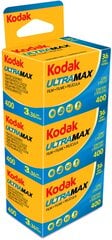 Kodak пленка UltraMax 400/36x3 цена и информация | Аксессуары для фотоаппаратов | pigu.lt
