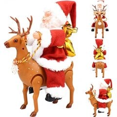 Šviečianti kalėdinė dekoracija Kalėdų Senelis kaina ir informacija | Kalėdinės dekoracijos | pigu.lt