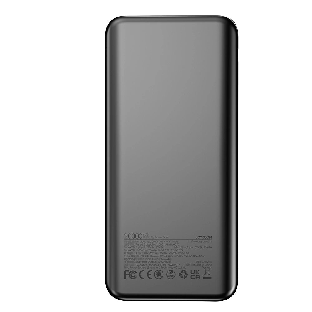 Joyroom JR-L015 20000mAh kaina ir informacija | Atsarginiai maitinimo šaltiniai (power bank) | pigu.lt