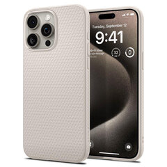 Case SPIGEN Liquid Air ACS07212 for Iphone 15 Pro Max - Natural Titanum цена и информация | Чехлы для телефонов | pigu.lt