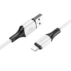 Borofone Cable BX79 - USB to Lightning - 2,4A 1 metre white цена и информация | Кабели для телефонов | pigu.lt