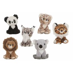 Pliušinių žaislinių gyvūnų rinkinys, 6 vnt. kaina ir informacija | Minkšti (pliušiniai) žaislai | pigu.lt