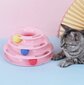 Trisluoksnis sukamas žaislas katėms, rožinis kaina ir informacija | Žaislai katėms | pigu.lt
