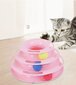 Trisluoksnis sukamas žaislas katėms, rožinis kaina ir informacija | Žaislai katėms | pigu.lt
