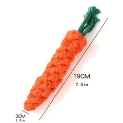 Игрушка для собак - морковь, 3 шт. цена и информация | Игрушки для собак | pigu.lt