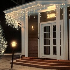 Kalėdinė girlianda varvekliai, 500 LED, 20,5m kaina ir informacija | Girliandos | pigu.lt