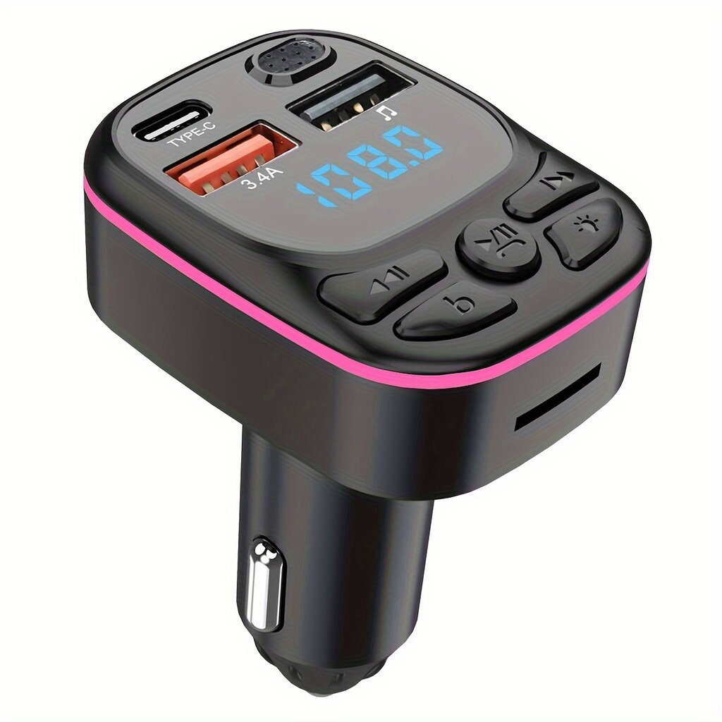 Belaidis Automobilinis FM Siųstuvas kaina ir informacija | USB adapteriai gamyklinei garso sistemai | pigu.lt