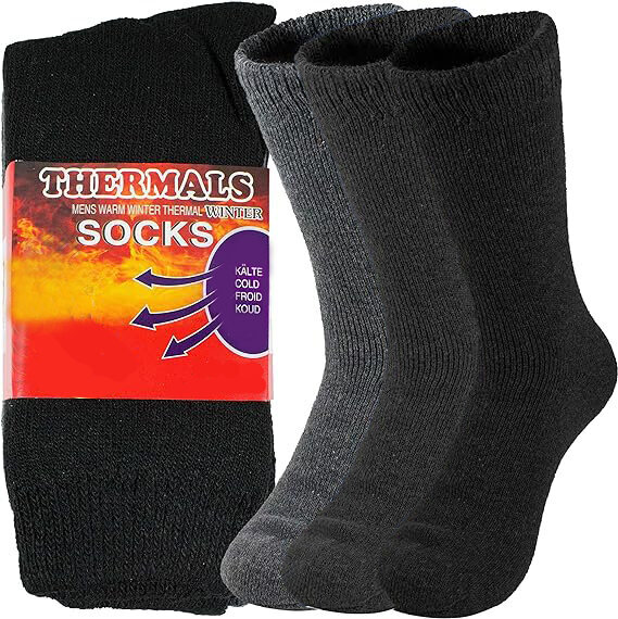 Termo kojinės vyrams Need 4You, pilkos/juodos, 3 poros цена и информация | Vyriškos kojinės | pigu.lt