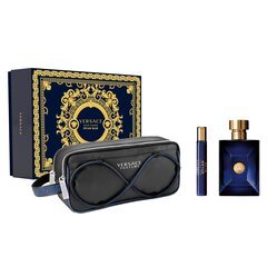 Rinkinys Versace Dylan Blue Pour Homme EDT 100 ml + gift vyrams kaina ir informacija | Kvepalai vyrams | pigu.lt