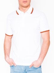 Marškinėliai vyrams Ombre Clothing 42267-1, balti kaina ir informacija | Vyriški marškinėliai | pigu.lt