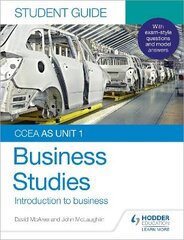 CCEA AS Unit 1 Business Studies Student Guide 1: Introduction to Business kaina ir informacija | Ekonomikos knygos | pigu.lt