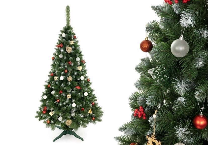 Kalėdinė eglutė, 220 cm цена и информация | Eglutės, vainikai, stovai | pigu.lt