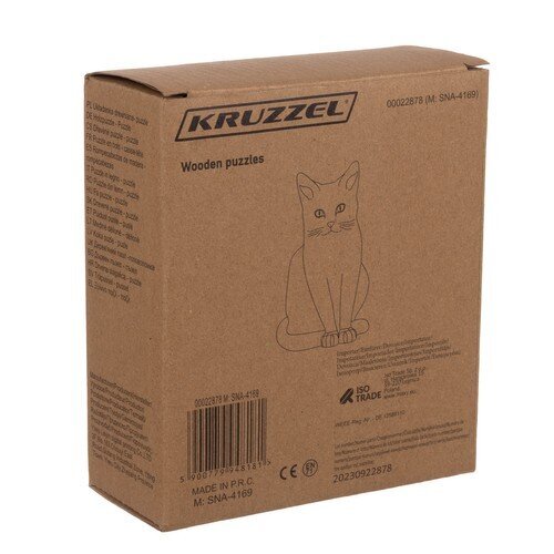 Medinė dėlionė Katė Kruzzel 22878, 130 d. kaina ir informacija | Dėlionės (puzzle) | pigu.lt