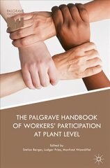 Palgrave Handbook of Workers Participation at Plant Level 1st ed. 2019 kaina ir informacija | Socialinių mokslų knygos | pigu.lt