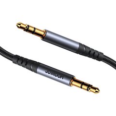 Joyroom stereo audio cable AUX 3.5 mm mini jack 2m black (SY-A08) цена и информация | Кабели и провода | pigu.lt