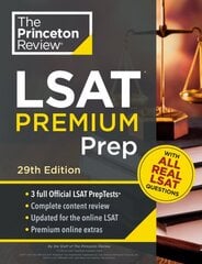 Princeton Review LSAT Premium Prep 29th Revised edition kaina ir informacija | Socialinių mokslų knygos | pigu.lt