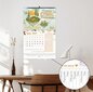 Sieninis kalendorius 2024 metams Mūsų pasauliai su mediniu viršeliu kaina ir informacija | Kalendoriai, darbo knygos | pigu.lt