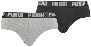 Puma Hижнее белье Basic Brief Black Grey 889100 19 889100 19/S цена и информация | Мужские трусы | pigu.lt