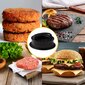 Burgerių mėsos presas, juodas kaina ir informacija | Virtuvės įrankiai | pigu.lt