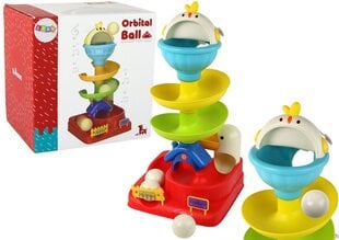Sensorinis žaidimas Lean Toys Krentantys kamuoliukai su trasa kaina ir informacija | Žaislai kūdikiams | pigu.lt
