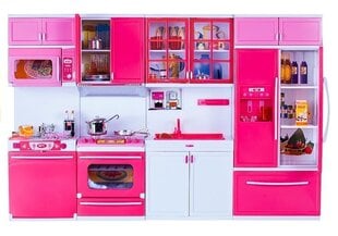 Žaislinė virtuvėlė su priedais, rožinė kaina ir informacija | Žaislai mergaitėms | pigu.lt