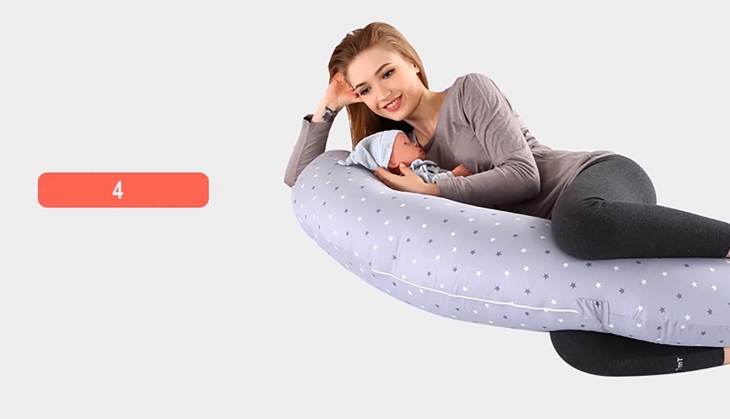 Maitinimo pagalvė, 140 cm цена и информация | Maitinimo pagalvės | pigu.lt